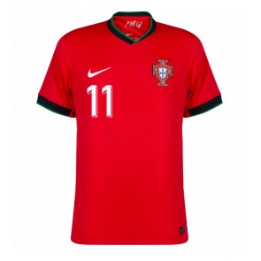 Billiga Portugal Joao Felix #11 Hemmatröja EM 2024 Kortärmad